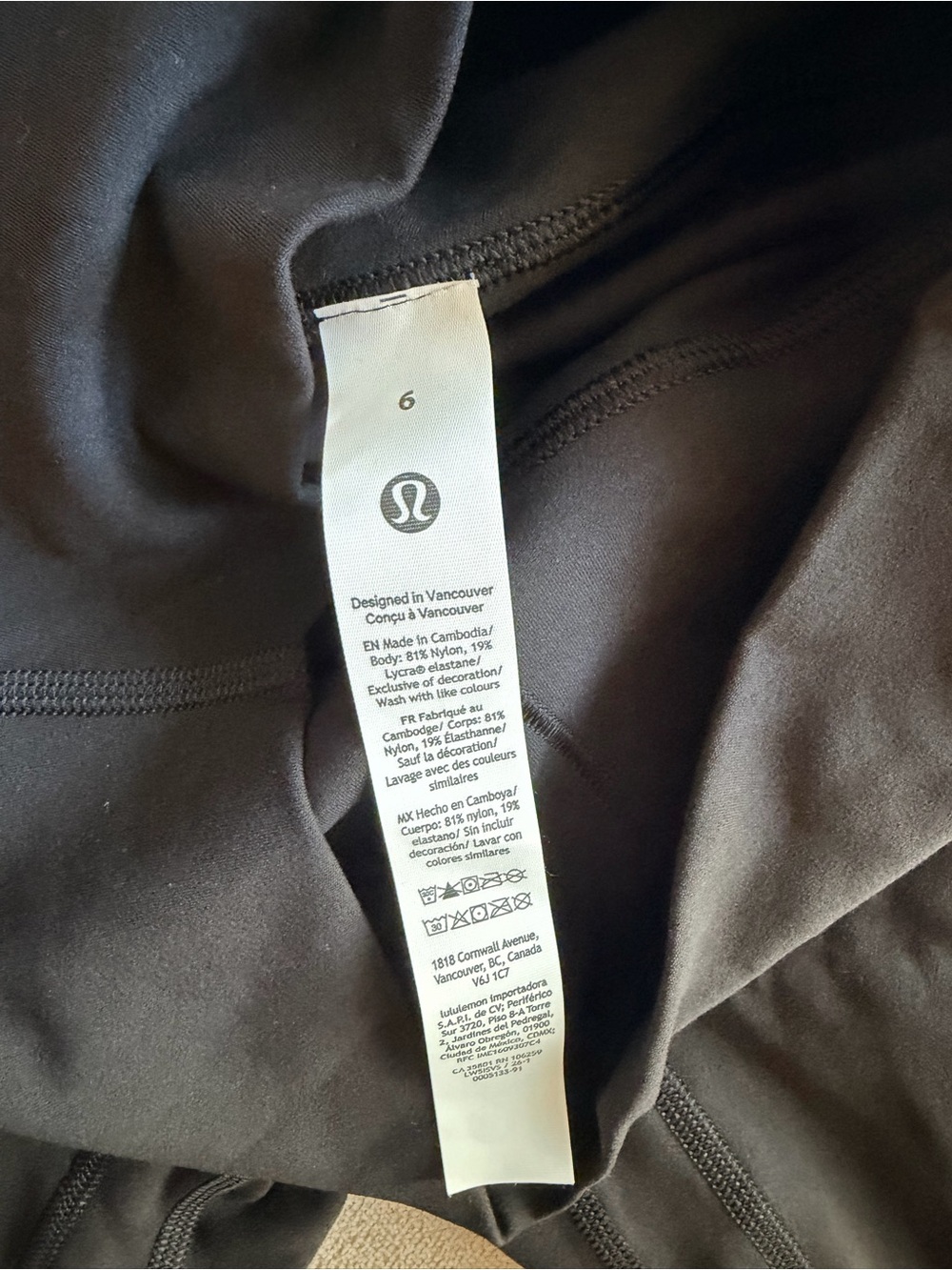 NWT Lululemon Align No Line HR Pant Maui edition size 6 pink hibiscus flowers - Picture 5 of 5